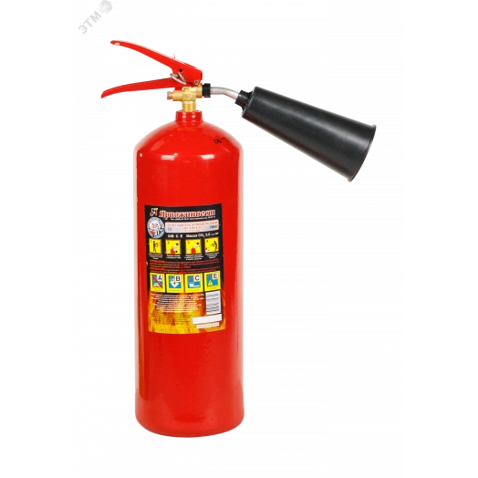 Огнетушитель углекислотный ОУ-3 ВСЕ-01 (сварная труба) d=133 мм
