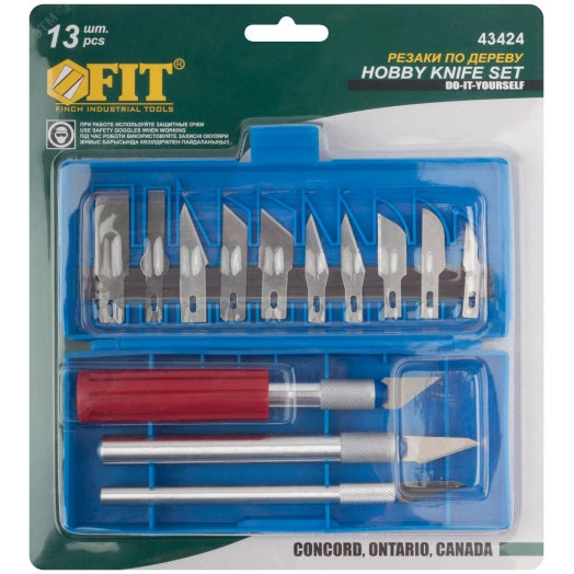 Резаки по дереву в наборе 13 шт