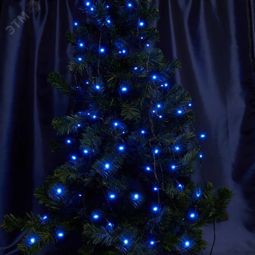Гирлянда линейная LED синий 40м IP44