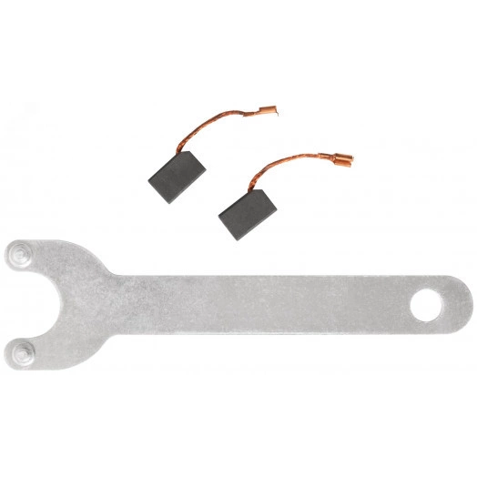 Шлифмашина угловая 1200 Вт, 11500 об/мин, быстрозажимной кожух 125мм, антивибрационная ручка, дополнительные щетки, 2,2 кг, кор.