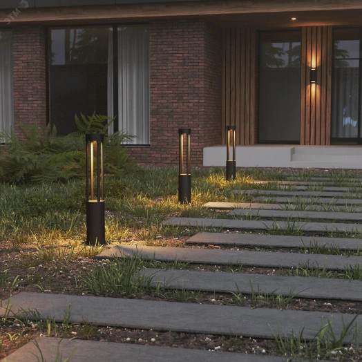 Светильник LGD-CASTELLO-BOLL-H1000-20W Warm3500-MIX (GR, 80 deg, 230V) (Arlight, IP65 Металл, 5 лет)