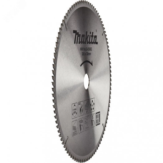 Пильный диск универсальный для алюминия/дерева/пластика, 305x30x2.8/2x100T