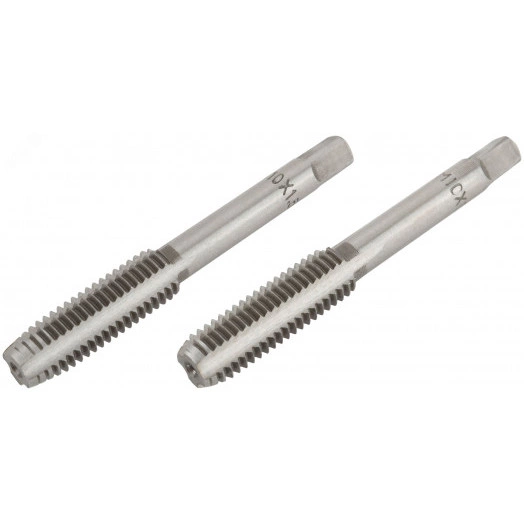 Метчики метрические, легированная сталь, набор 2 шт М10х1.5 мм
