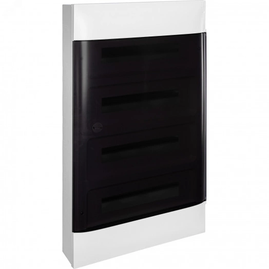 Practibox S Пластиковый щиток Навесной (ЩРн-П) 4X18 Дымчатая дверь