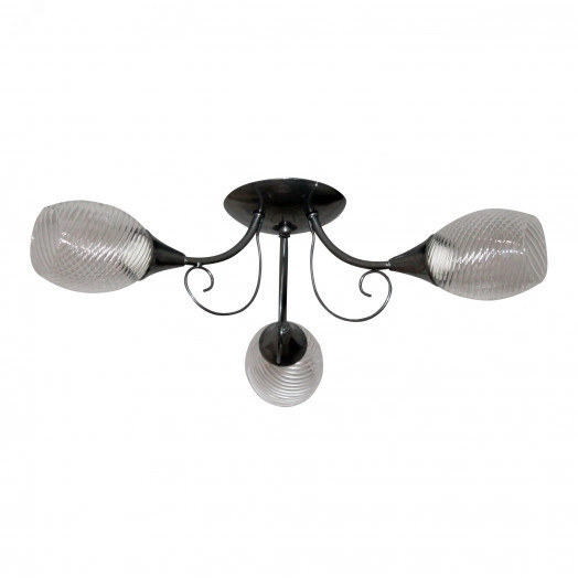 Светильник Веста 131 хром (плафон 8261) НПБ 01-3х60-175 Е14 ИМ