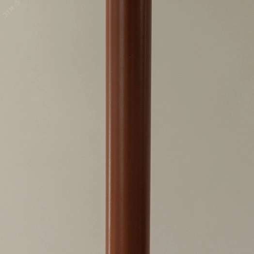 Светильник напольный НТБ 11-60-103 овал орех с абажуром Ретро лён капучино