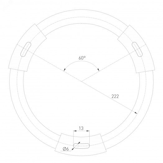 Светильник IM-RONDO-EMERGENCY-3H-R500-54W Day4000 (WH, 120 deg, 230V) (, IP40 Металл, 2 года)