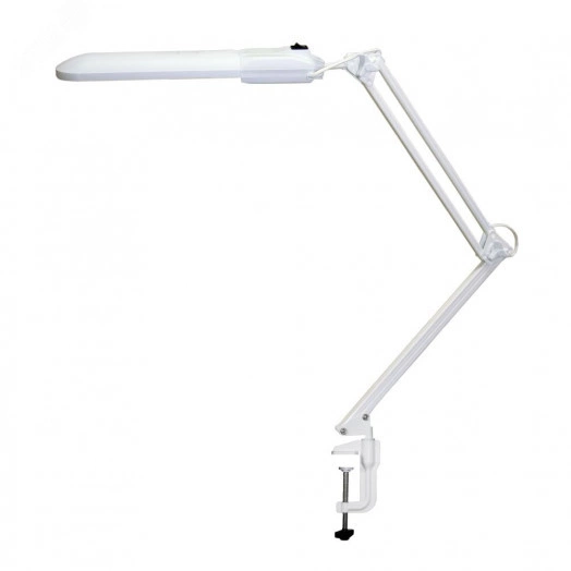 Светильник светодиодный Дельта С16 LED 8 Вт белый на струбцине