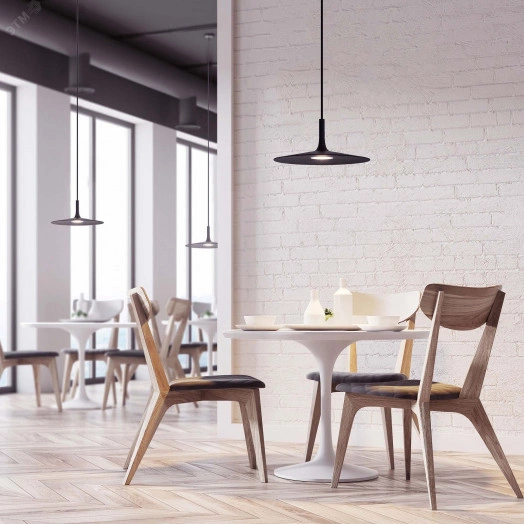 Светильник SP-FIORE-R250-8W Warm3000 (BK, 120 deg, 230V) (, IP20 Металл, 3 года)