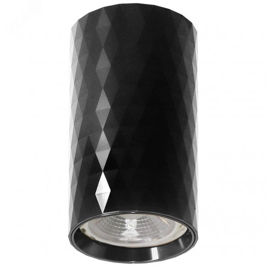 Светильник ДПО GU10 без лампы черный