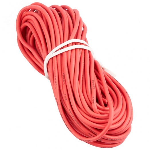 Провод автомобильный ПГВА/ПВАМ 1х1,00 мм красный, мини-бухта 10 метров,