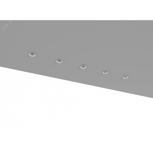 Светильник светодиодный DL-Lens Comfort встраиваемый 11W 3000К 83х52мм IP20 угол 24 градуса DALI белый