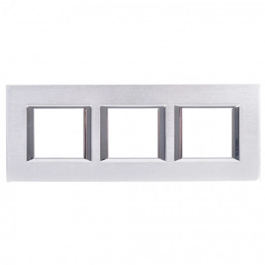 Axolute Рамка 2х3 поста 71мм горизонтальная хром