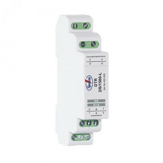УЗИП ГРОЗОСТОП DTR 1/Т/1500, Uо - 170 В, IL - 250 мА, In (8/20) - 20 кА.