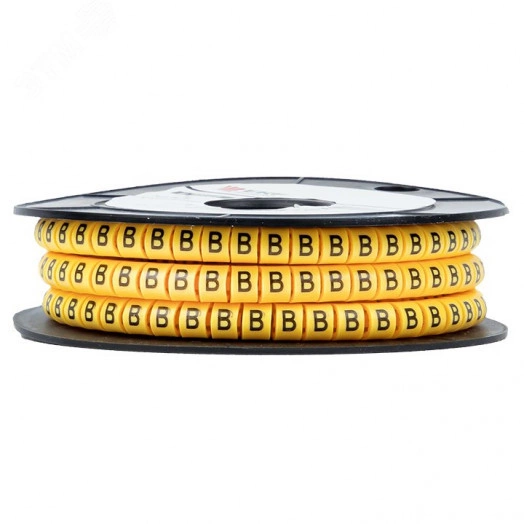 Маркер кабельный 6.0кв.мм B (350ед) (ЕС-3)