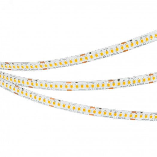 Лента UL-A200-10mm 24V Warm3000 (20 W/m, IP20, 2835, 5m) (, высок.эфф.150 лм/Вт)