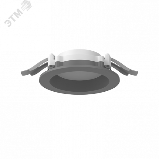 Светильник светодиодный DL-01 Pro 100 мм 13 Вт 4000 К CRI90 120х49 мм IP65/40 RAL7045 серый муар с рассеивателем опал аварийный автономный постоянного действия