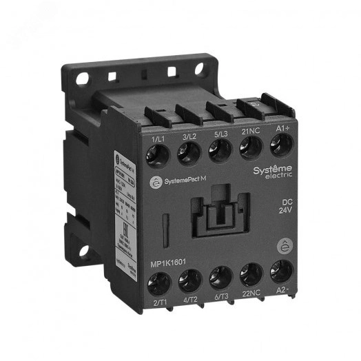 Контактор MP1K 6A 1НЗ DC24V