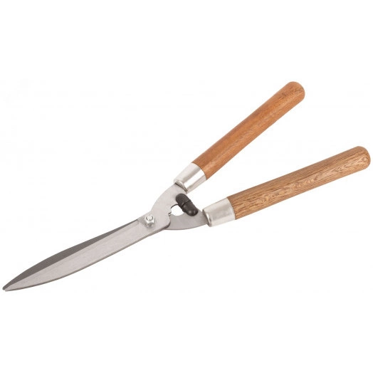 Кусторез, деревянные ручки, прямые лезвия, 500 мм