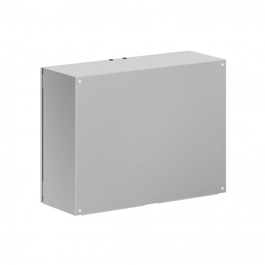 Корпус навесной STH с М/П с двустворчатой дверью, нержавеющая сталь AISI304, ВхШхГ 600x800x300 мм, с фланцем