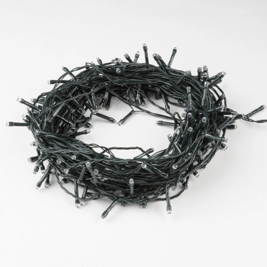 Гирлянда светодиодная, 20м 200 светодиодов ULD-S2000-200/DGA MULTI IP20 Разноцветный свет Провод зеленый