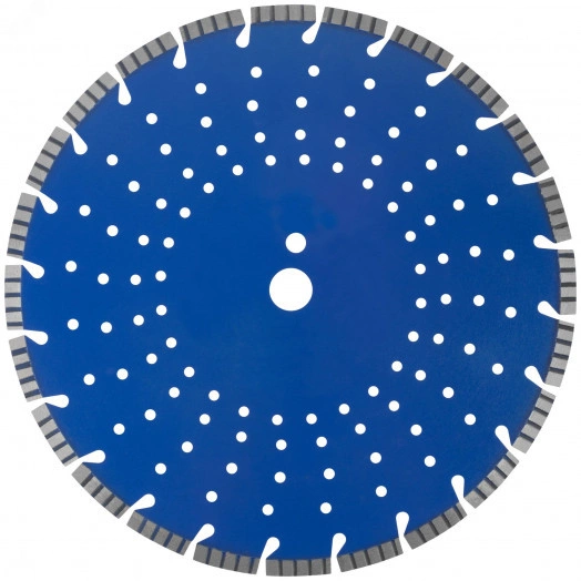 Диск отрезной алмазный cегментный (сухая и влажная резка), для бетона, армированного бетона, камня 350х3.2х10х25.4 мм
