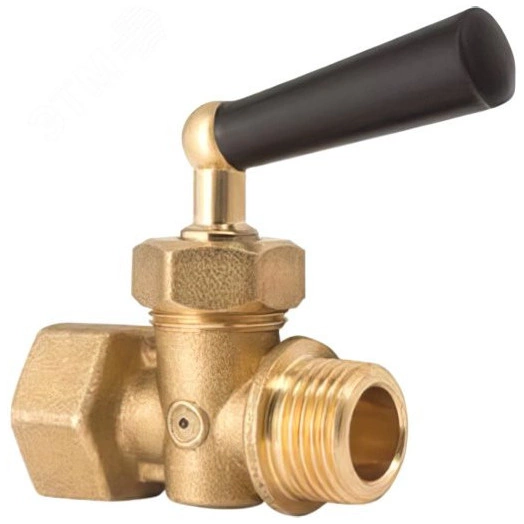 Кран трехходовой RM 1/2IG x1/2AG WATTS латунь 1.6МПа резьба G1/2 внутр - G1/2 наруж