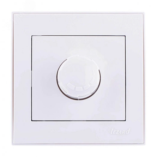 Диммер RAIN 500Вт с фильтром и предохранителем белый