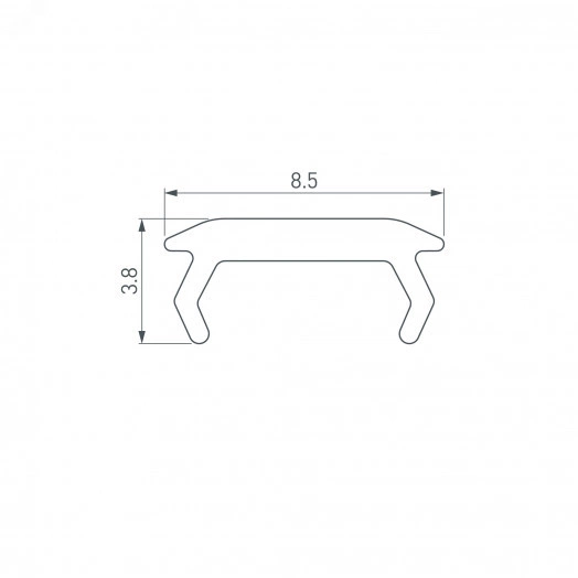 Экран матовый PIK-3000 OPAL (Arlight, Пластик)