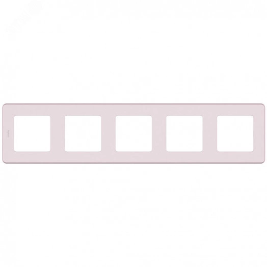 Рамка 5 постов INSPIRIA розовый