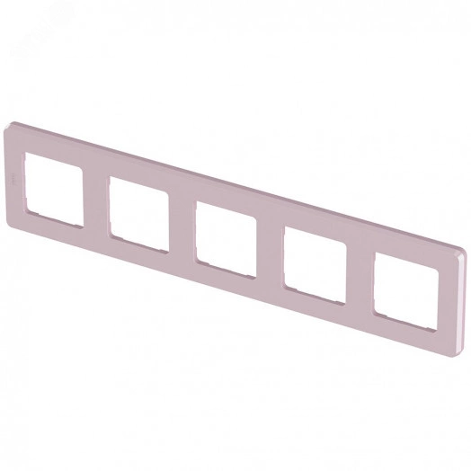 Рамка 5 постов INSPIRIA розовый