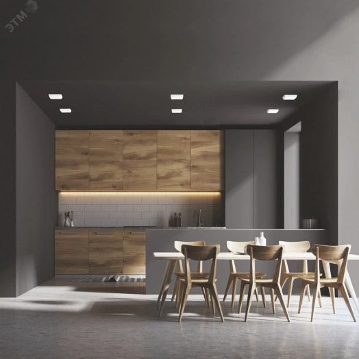 Светильник светодиодный ДВО 9 Вт 4000К 900 лм 85-265В IP20 90х27х27мм монт разм 71х25мм Пластик безрамочный Frameless Gauss