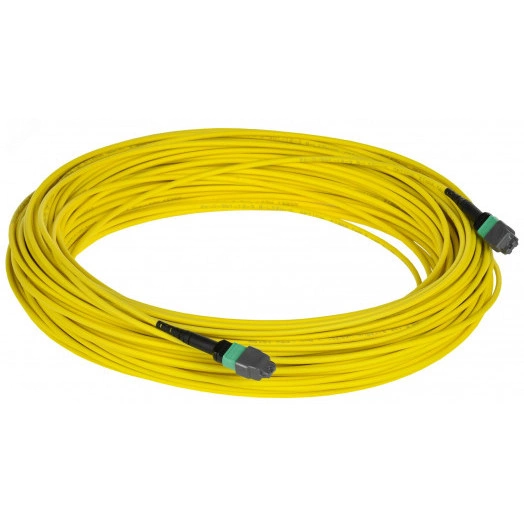 Сборка  кабельная волоконно-оптическая MPO (Female) - MPO (Female). 12 ОВ. OS2. 11 метров