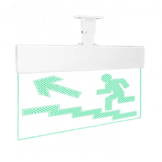 Оповещатель световой Молния-12 Ультра Человек по лестнице влево вверх зеленые светодиоды