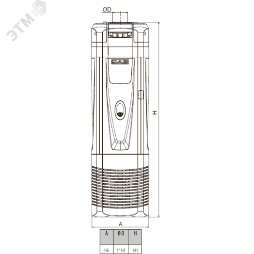 Насос погружной колодезный DTRON2 X 35/90 230V/50Hz