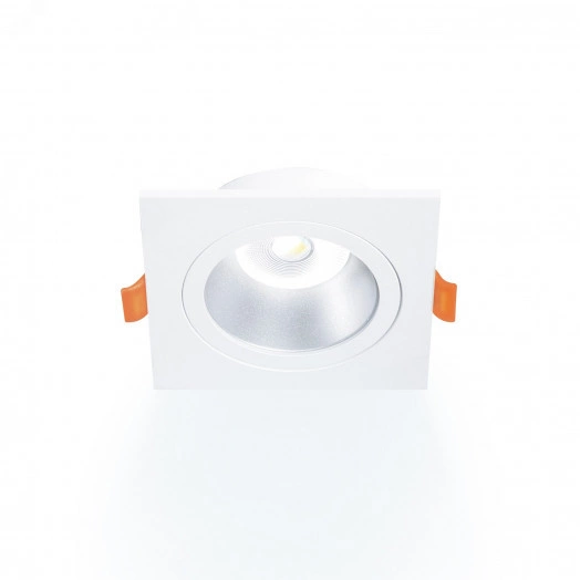 Светильник встраиваемый, ARTIN, квадрат, 94х94х25мм, монтажное отверстие 75х75мм, GU5.3, алюминий, белый, 51423 7, Ritter