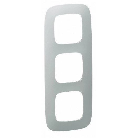 Valena ALLURE Рамка 3 поста алюминий универсальная