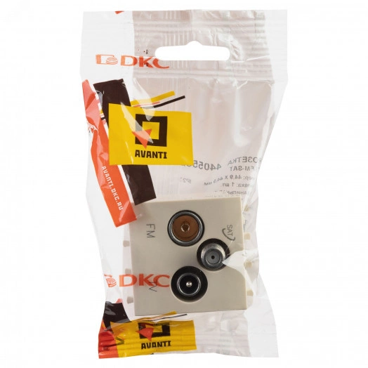 Avanti TV-FM-SAT ''Ванильная дымка'', 16A, 2 модульный