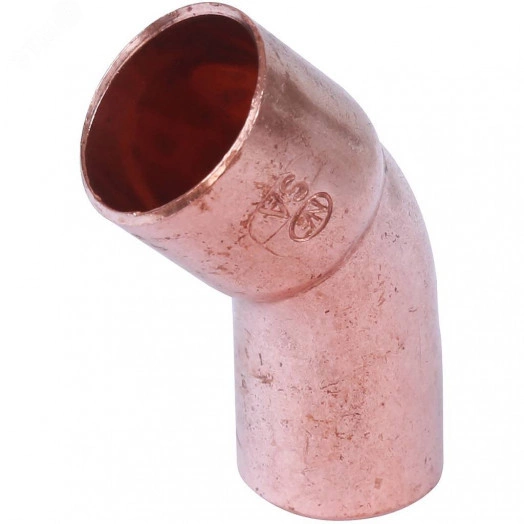Отвод однораструбный 45 град. медь пайка 42, модель 5040