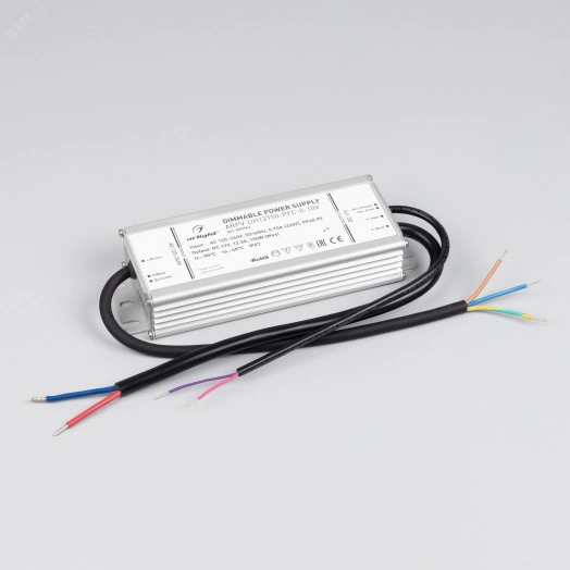 Блок питания ARPV-UH12150-PFC-0-10V (12V, 12.5A, 150W) (, IP67 Металл, 7 лет)