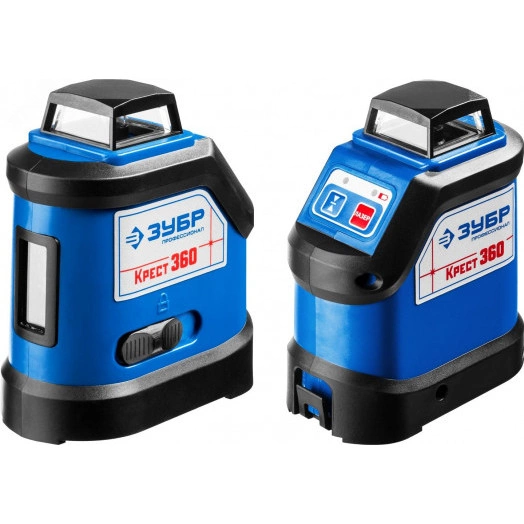 Нивелир лазерный 360град., 20м/70м, точн. +/-0,3 мм/м КРЕСТ 360