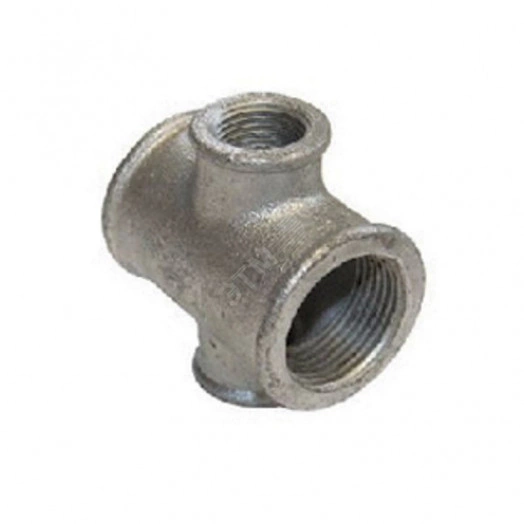 Крест чугунный Ду25х20 переходный оцинкованный