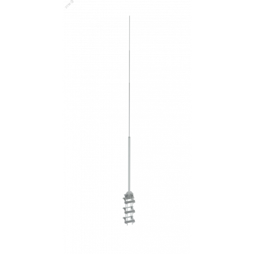 Молниеприемная мачта на анкерном блоке составная H28,5 м HD