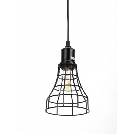 Подвес PL10 BK металл, E27, max 60W, d135 мм, черный (20/240)