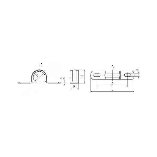 Скоба металлическая СМД 10-11