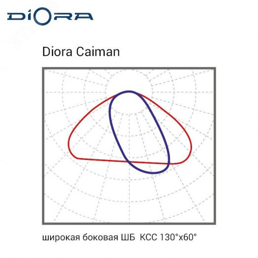 Светодиодный светильник Diora Caiman 80/11500 ШБ 5K консоль