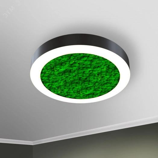 Светильник светодиодный RVE-LBX-MOSS-RING-1400-N (Кольцо 1400х1400х100мм S80мм 104Вт Накладной 4000К Белый)