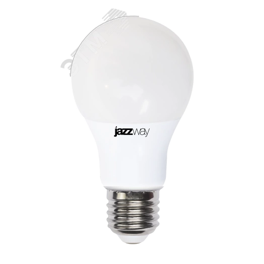 Лампа светодиодная LED 15 Вт 1200Лм 3000К белая Е27 Груша Jazzway