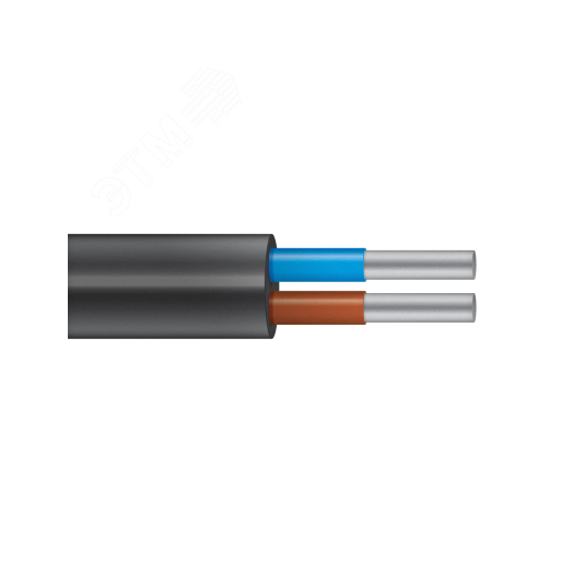 Кабель силовой АВВГ-П 2х2.5ок-0.66 ТРТС