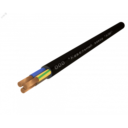 Провод ПВСнг(А)-LS 2х0.75+1х0.75-380/660 (Ч. бух)